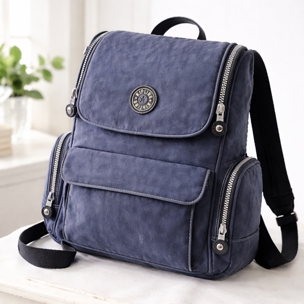 Kipling Slate Blue Everyday Backpack